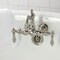 Kingston Brass CA1001T8 3-3/8" Tub Wall Mount Clawfoot Tub Faucet, Brushed Nickel CA1001T8 - alternate 4
